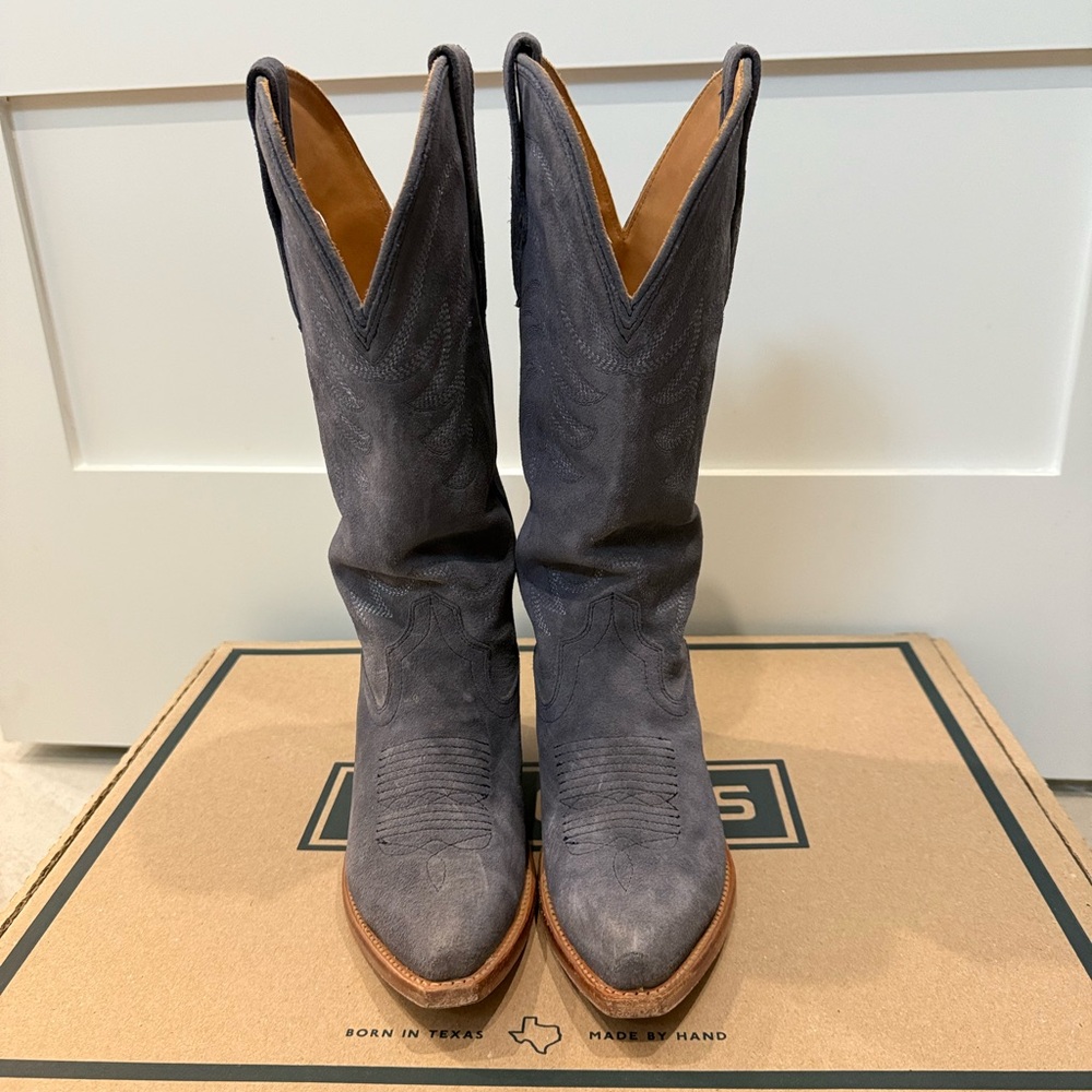 Tecovas - The Annie - Indigo Suede- Discontinued color {Size 6.5} - Picture 7 of 11
